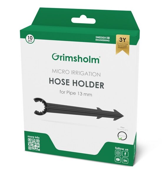 Šļūtenes turētājs 13 mm (1/2"), 10 gab.