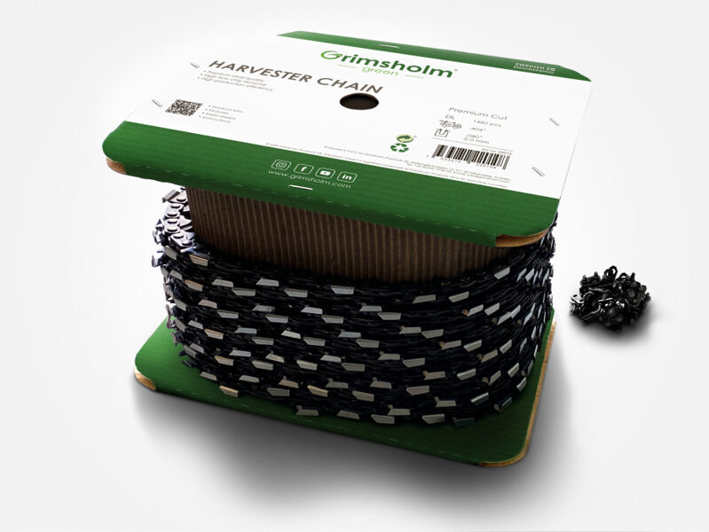 Harvestera zāģa ķēdes Grimsholm Premium Cut 1480DL .404” .080/2.0mm